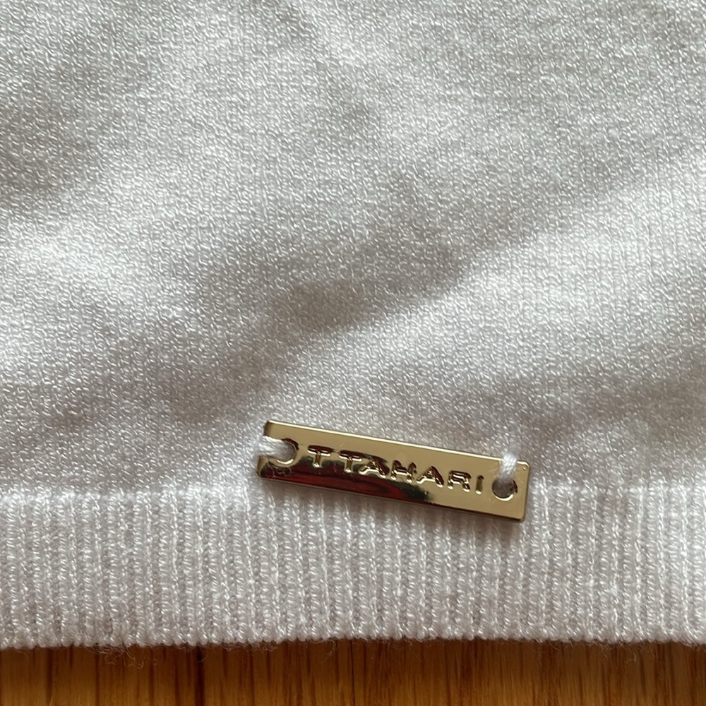 T Tahari Womens Short Sleeve Sweater Top (Brand New) - Picture 9 of 9